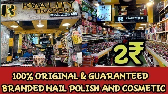 '100% Original & Guaranteed Product | Branded Nail Polish And Cosmetic | Wholesaler And Manufacturer￼'