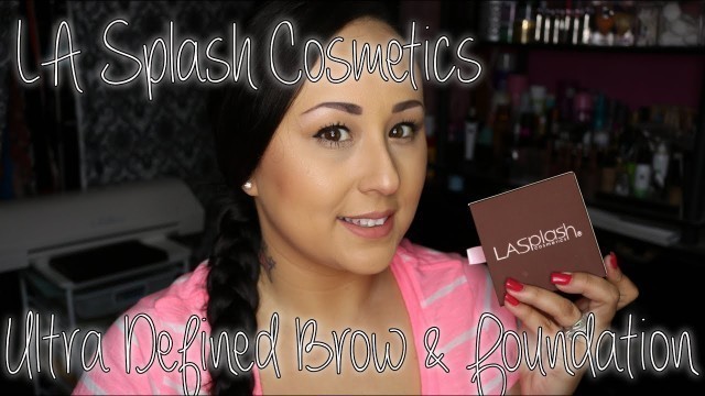 'LA Splash Cosmetics UD Brow & Foundation | MsNikkiGBeauty'