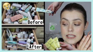 'PRIMERS DECLUTTER! Swatches, Collection, Organisation | Makeup with Meg'