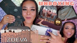 'ZOEVA BRUSH and COSMETICS unboxing haul | firstime ko magkaroon ng branded brush NAKAKAIYAK...'