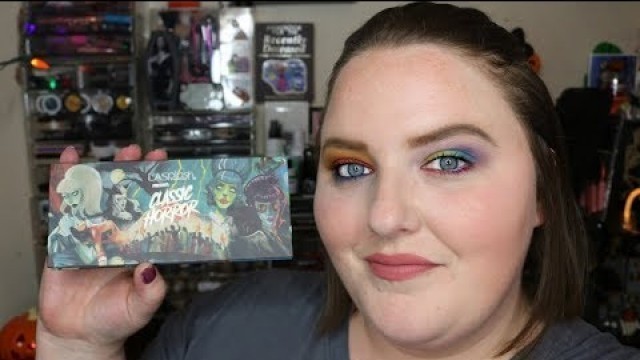 'NO FILTER REVIEW | LASPLASH COSMETICS CLASSIC HORROR EYESHADOW PALETTE & LIQUID LIPSTICK'