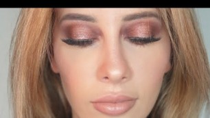 'Maroon Smokey Eye makeup/ Zoeva Cosmetics Review'