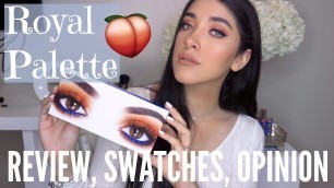 'Look Con La Paleta Royal Peach (Kylie Cosmetics) + Review, Opinion, Swatches | Cat Cardona ♡'