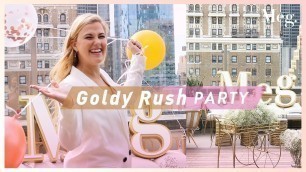 'Goldy Rush NYC Rooftop Party | Meg Cosmetics'