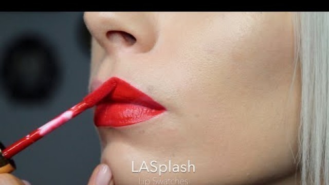 'LASplash Full Collection | Lip Couture & Studio Shine Lip Lustre Swatches + discount code'