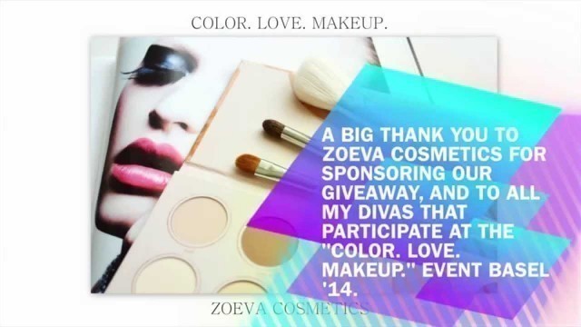 'Zoeva - Color Love Makeup Event Basel 2014'