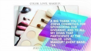 'Zoeva - Color Love Makeup Event Basel 2014'