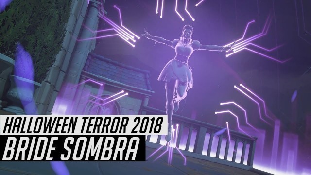 'Overwatch | Bride Sombra Skin Spotlight | All Cosmetics & Gameplay'