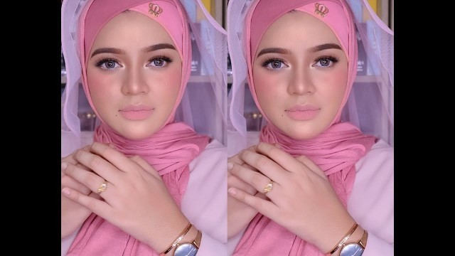 'MUA Bellaz : Makeup Bertunang Soft Simple Nude Natural, Berseri2 Wajah Bakal Menantu!'