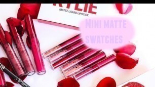 'KYLIE COSMETICS - VALENTINE\'S DAY COLLECTION | MINI MATTE SWATCHES'