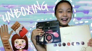 'Unboxing LINDT SIGNATURE collection and MAX STUDIO BASIC NUDE COSMETIC KIT | Kleigh'