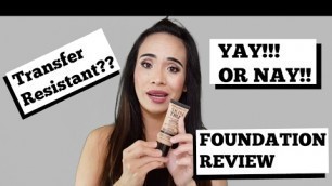 'ANNABELLE SKIN TRUE FOUNDATION DEMO & REVIEW'