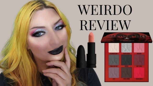 'Jeffree Star Cosmetics Weirdo Palette Review & Basic HTML Velvet Trap Lipstick'