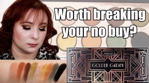 'Golden Gatsby Eyeshadow Palette Review | LA Splash Cosmetics (Worth Breaking Your No Buy?)'