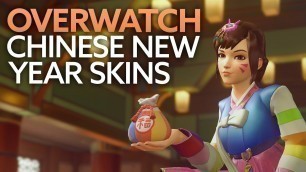 'Overwatch Chinese New Year skins, emotes and all cosmetics'