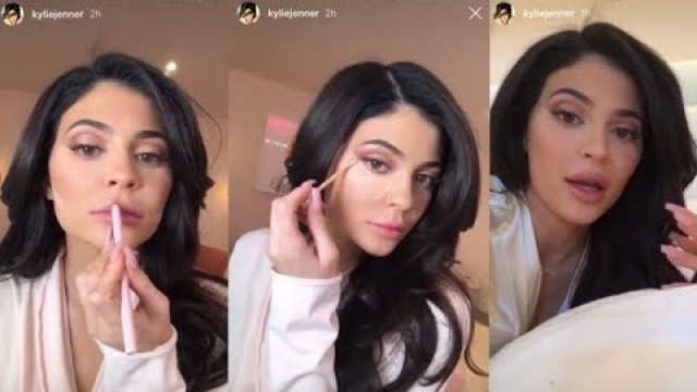 'Kylie Jenner Does Her VALENTINES DAY Makeup Tutorial (FULL)'