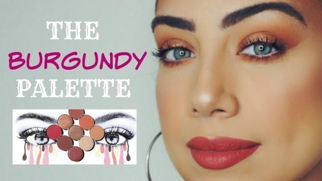 'KYLIE COSMETICS | Kyshadow THE BURGUNDY PALETTE Tutorial'