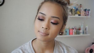 'Valentines Day Sherbert Makeup Look +Kylie Lip Gloss So Cute Review'