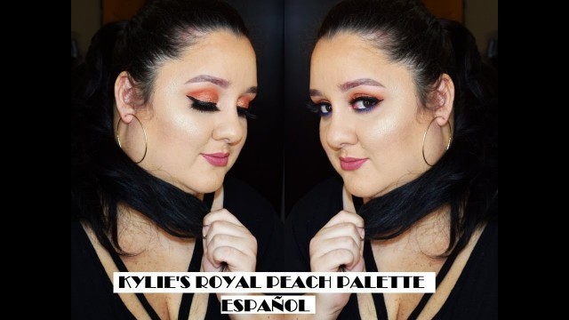 'Tutorial usando la paletta de KYLIE ROYAL PEACH PALETTE'