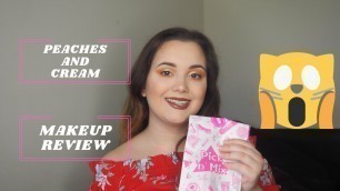 'PEACHES AND CREAM MAKEUP REVIEW'