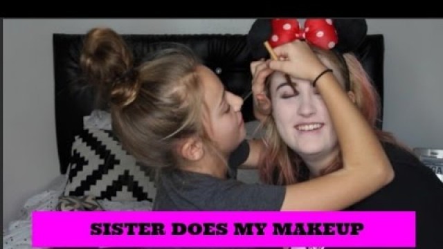 'LITTLE SISTER DOES MY MAKEUP TAG| Just Meg'