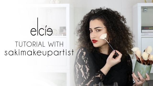 'Elcie Tutorial with @sakimakeupartist'