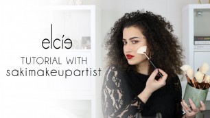 'Elcie Tutorial with @sakimakeupartist'