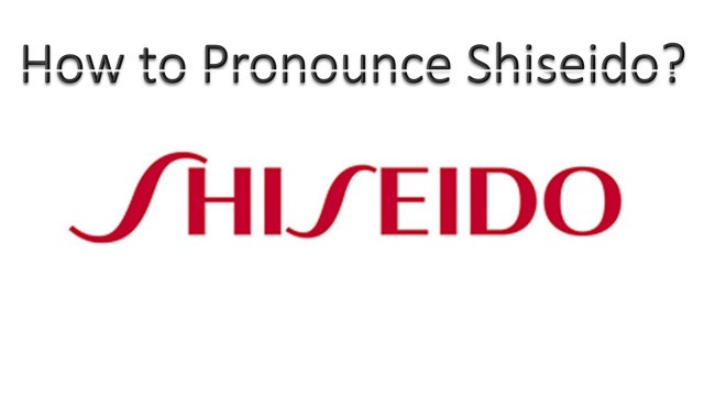 'How to Pronounce Shiseido (Japanese Cosmetics Brand)'