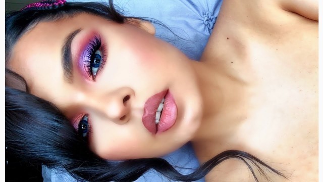 'KYLIE COSMETICS STORMI COLLECTION Inspired Look / Great for VALENTINES DAY | How to get flirty eye