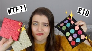 'REVIEW - REVOLUTION Pressed Glitter Palettes !!! | Makeup With Meg'