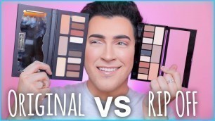 'ORIGINAL VS RIPPED OFF MAKEUP DUPES WTF! Manny MUA'