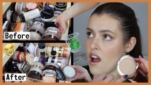 'FACE POWDER DECLUTTER! Swatches, Collection, Organisation | Makeup with Meg'
