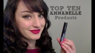 '♥ TOP 10 ANNABELLE Products ♥ | JustEnufEyes'