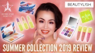 'JEFFREE STAR COSMETICS | SUMMER COLLECTION 2019 REVIEW'