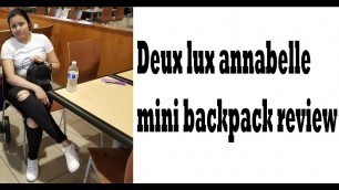 'Deux lux annabelle mini backpack review'