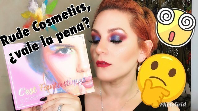 'Rude Cosmetics: C\'est Fantastique Palette Reseña y Tutorial'