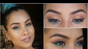 'Spring Makeup 2016 || Sunset Eyes w/ Pop of Colour'