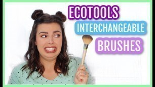 'ECOTOOLS INTERCHANGEABLE BRUSHES REVIEW | Makeup Artist Reviews | Glam Life by Meg'