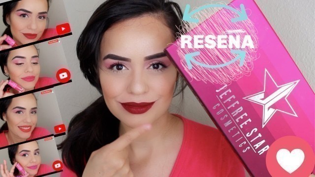 'RESEÑA DE LABIALES JEFFREE STAR COSMETICS REVIEW |  TONOS ROJOS Y ROSAS (MINIS)'