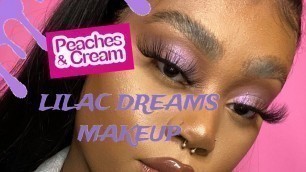 'Easy Lilac Makeup Look|Using Peaches & Cream Pigment|Pixie & Fangulous|Kayla Patrice|2020'