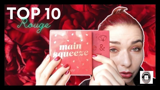 'MON TOP 10 DE PALETTES ROUGES ! AVEC #COLOURPOP #KARABEAUTY #NYX ET #ZOEVACOSMETICS'