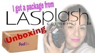 'Unboxing LAsplash cosmetics care package 