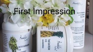 'ANNABELLE\'S PERFECT BLEND | First Impression Review | Moisturizing Mask & Leave-in Conditioner'
