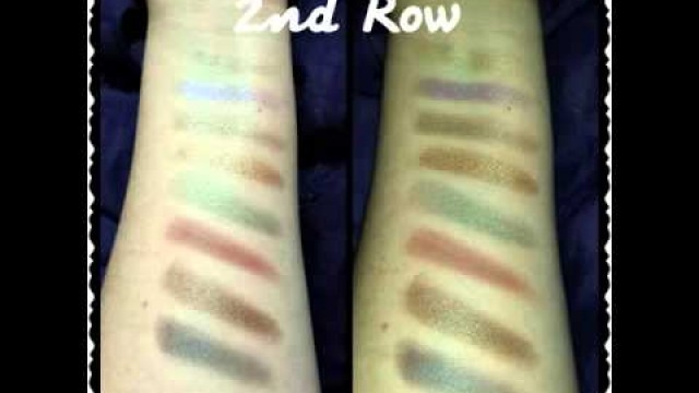 'Max Studio Eyeshadow Palette Swatches'