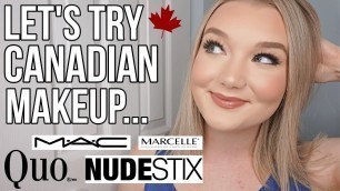 '★ FULL FACE USING CANADIAN MAKEUP ★ Quo, MAC, Nudestix, Marcelle, Annabelle'