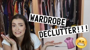 'HUGE WARDROBE DECLUTTER!!! | Makeup With Meg'