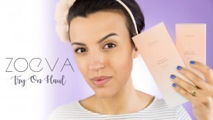 'ZOEVA THE BASIC MOMENT COLLECTION Try On Haul'
