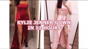 'Make a Kylie Jenner inspired Valentine\'s day dress in 12hrs challenge!!!'
