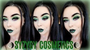 'Green Duo-Chrome/Monochromatic Makeup Tutorial Using SYZYGY Cosmetics'