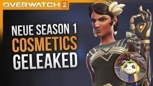 'Viele NEUE Season 1 Cosmetics geleaked! | Art Deco Symmetra | Overwatch 2 News'